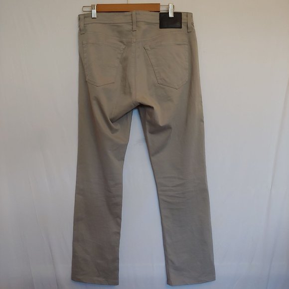 Adriano Goldschmeid Khaki Everett Slim Straight Leg Women Pants 31 - Picture 5 of 14